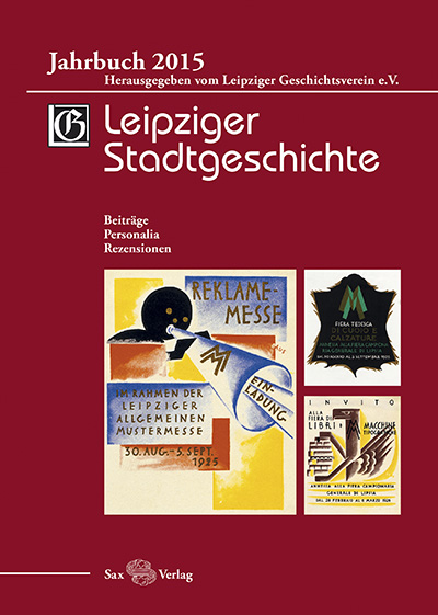 Leipziger Stadtgeschichte Jb. 2015